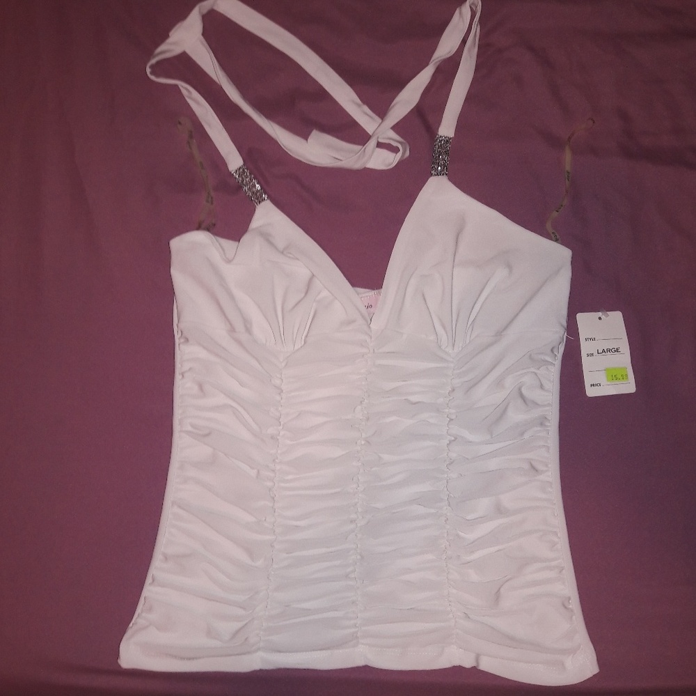 Ruched up Halter Top Blouses